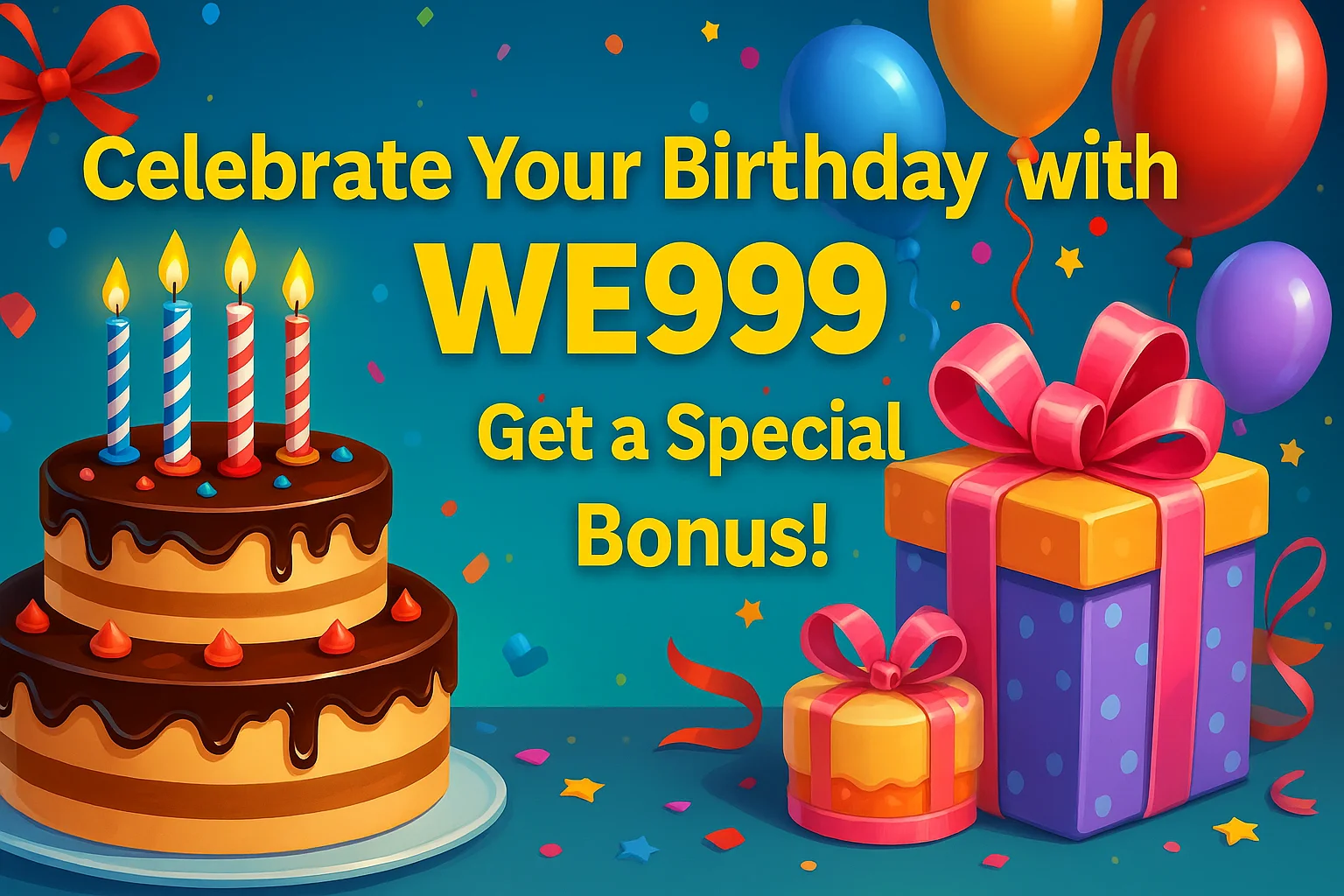 Celebrate Your Birthday with WE 999 – Get a Special Bonus!